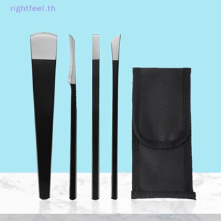 Rightfeel.th 3/4 ชิ้น / เซต เครื่องมือตัดเล็บเท้า สําหรับตัดหนังกําพร้า หนังกําพร้าที่ตายแล้ว ข้าวโพด ใหม่