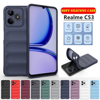 เคสโทรศัพท์มือถือ ซิลิโคน กันกระแทก กันรอยกล้อง สําหรับ Realme C53 NFC C53 C53NFC Narzo N53 2023