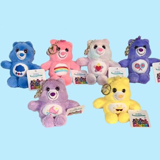 พร้อมส่ง 🌈พวงกุญแจหมี แคร์แบร์ ขนาด 10, 14 cm. Care bear ของแท้จากเกาหลี สินค้ามีป้ายห้อยทุกตัวค่า ทุกรุ่น💯✔️