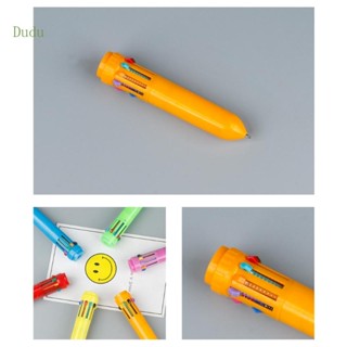 Dudu ปากกาลูกลื่น หลากสี 10 สี 0 5 มม. สําหรับเด็ก