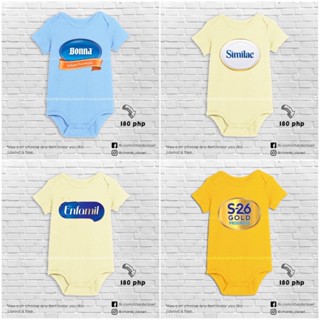 แบรนด์นมเด็กทารก แบบกําหนดเอง สําหรับ Onesie (Bonna, Similac, Enfamil, S26) RXWC