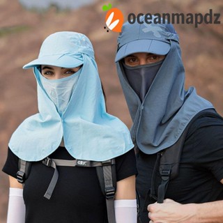 OCEANMAPDZ หมวกกันแดด ผ้าโพกหัว ระบายอากาศได้ดี สีพื้น แฟชั่นฤดูร้อน สําหรับผู้ชาย และผู้หญิง เหมาะกับการขี่จักรยาน เดินป่า