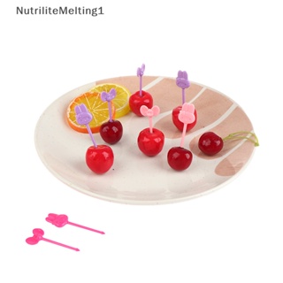 [NutriliteMelting1] ส้อมจิ้มผลไม้ อาหารกลางวัน ขนาดเล็ก สําหรับเด็ก 10 ชิ้น [TH]