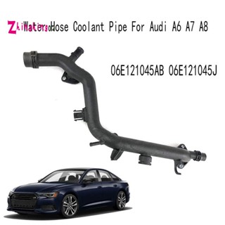 ท่อน้ําหล่อเย็นเครื่องยนต์รถยนต์ แบบพลาสติก สําหรับ Audi A6 A7 A8 06E 1 ชิ้น121045Ab 06E121045J