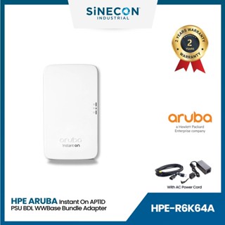 Aruba อุปกรณ์ขยายสัญญาณ Access Point Instant On AP11D with Power Adapter