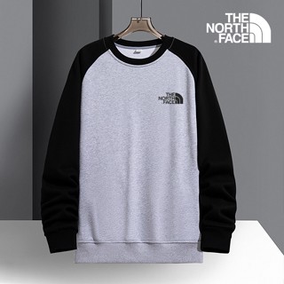 The.north.face เสื้อกันหนาวลําลอง คอกลม หนา ใส่สบาย เป็นมิตรกับผิวหนัง สีพื้น สําหรับผู้ชาย [M-3XL]