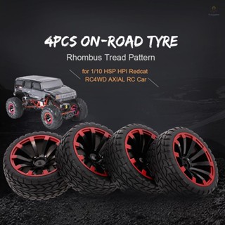 (fygath) ยางล้อรถบังคับ 1/10 สําหรับรถบังคับ 1/10 HSP HPI Redcat RC4WD AXIAL 4 ชิ้น