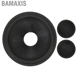 Bamaxis Subwoofer Cones Drum Paper  Sturdy Easy Installation 1 Inch Inner Diameter Smooth High Frequency Roll Off Speaker Cone for 4