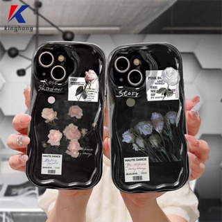 เคสโทรศัพท์มือถือ ขอบโค้ง กันกระแทก ลายดอกไม้ ดอกกุหลาบ สีชมพู 3D สําหรับ Samsung A51 A24 A04 A04S A13 A14 A22 A23 A52 A12 A03 A03S A50 A02S A20 A32 A50S A30S A52S A30 M12 M22 M32 A125 A13 Lie A14 LTE A037F F12 M04 M10S M02S A025 A205 A305 F02S