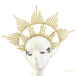 Treeling Spiked Crown Goths ที่คาดผม โลลิต้า ที่คาดผม Mary มงกุฎฮาโลคราวน์