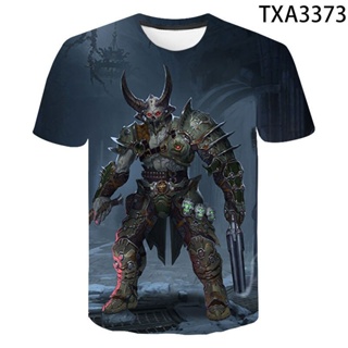 เสื้อยืด พิมพ์ลาย Doom Eternal สไตล์สตรีท