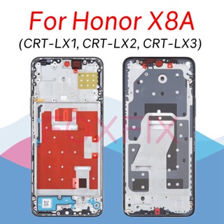 กรอบหน้าจอ LCD แบบเปลี่ยน สําหรับ Honor X8A CRT-LX1 CRT-LX2 CRT-LX3