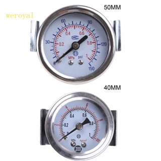 Weroyal เครื่องวัดความดัน 0 1 0MPa 0 150psi โลหะ คุณภาพสูง ติดตั้งง่าย