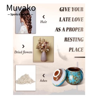 MUVAKO ใหม่ เถ้าเซรามิค ขนาดเล็ก คละสี สําหรับตกแต่งบ้าน 6 ชิ้น