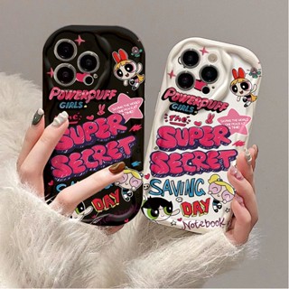 เคสโทรศัพท์มือถือ แบบนิ่ม ลาย Powerpuff Girls QYJS 14 สําหรับ iPhone 13pro 11 12 xsmax 6 7 8 13pro 11promax 7 xr