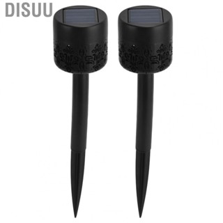 Disuu 2PCS Solar Lawn Light  Garden Lamp Pathway Landscape Hot