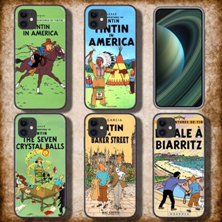 เคสโทรศัพท์ TPU แบบนิ่ม ลาย C231 the Adventures of Tintin สีสันสดใส สําหรับ iPhone SE 2020 12 Mini 13 Pro Max