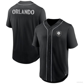 Hq1 MLS Orlando City SC Jersey เสื้อยืด เสื้อคาร์ดิแกน เสื้อกีฬา พลัสไซซ์ QH1