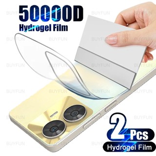 2 Pieces Full Cover Screen Protector Back Hydrogel Soft Film For oppo Realme GT Neo 5 3neo2 GT3 3T C55 10 Pro Plus 5G 4G