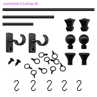 Sunshop ก้านผ้าม่านโลหะ ขนาดเล็ก 1:12 อุปกรณ์เสริม สําหรับตกแต่งบ้านตุ๊กตา 1 ชุด