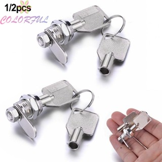 【COLORFUL】File Cabinet Locks 12mm Cam Lock Cylindrical Zinc Alloy Mechanical Lock