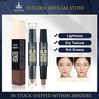 [พร้อมส่ง] ปากกาเน้นข้อความ Double-ended Dual-use Nose Shadow Repair Highlighter Powder Concealer Shadow Repair Pen