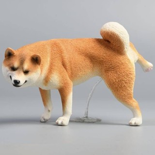 Car Decoration Jqk Simulation Animal Shiba Inu Hand-Made Model Cute Super Cute Creative Shiba Inu Urine Car Desktop Decoration Gift Cute Car Decoration  car interior accessories