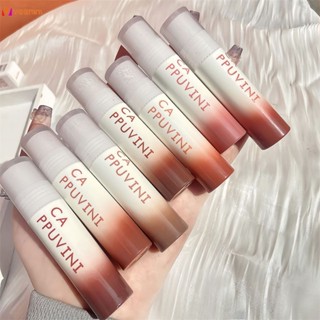 Cappuvini Summer Clear Face Lip Glaze Water Light Glass Doodle Lip Spring And Summer Moisturizing Whitening Parity ลิปกลอส veemm