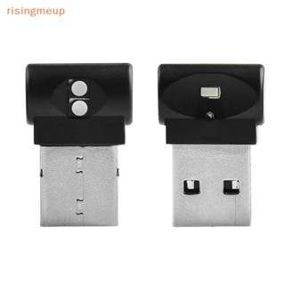 [risingmeup] โคมไฟฉุกเฉิน LED USB ขนาดเล็ก หลากสี สําหรับตกแต่งภายในรถยนต์