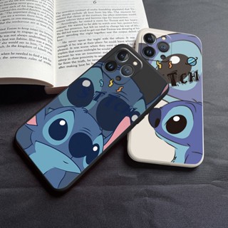 เคสโทรศัพท์มือถือแบบนิ่ม ขอบตรง ลายการ์ตูน Stitch น่ารัก สําหรับ OPPO Reno 5F Reno 4 Reno 5 Reno 6 Reno 2F Reno 2Z Reno 8T Reno 4 Pro