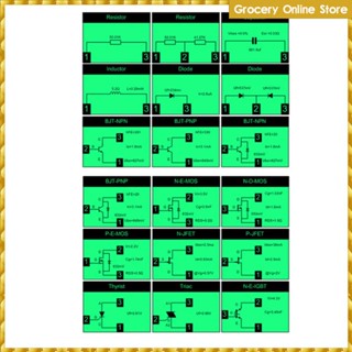 [Wishshopelxl] เครื่องทดสอบทรานซิสเตอร์ หน้าจอ LCD 3.7V Npn mos Esr T10H สําหรับ Mosfet Thyristor Igbt mos