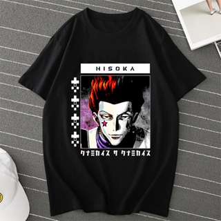 เสื้อยืด พิมพ์ลายอนิเมะ Hunter X Hunter Hisoka Morow สําหรับผู้ชาย