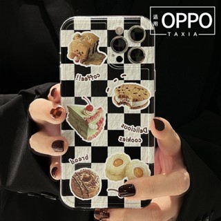 เคสซิลิโคนนิ่ม ลายหมากรุก สําหรับ OPPO A72 Reno4 5pro K7 A9 K9