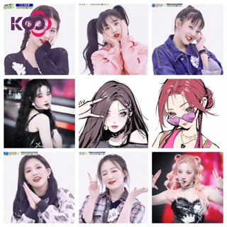 【KS】(G)I-DLE ภาพวาดปักเพชรครอสสติตช์ รูปไอดอล 5D ขนาด 30x30 ซม. 40x40 ซม. 50x50 ซม. สําหรับตกแต่งบ้าน ห้องนอน DIY