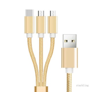 Star สายชาร์จแยก Micro USB เป็น USB2 0 TypeC