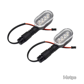 I4otpc 1 คู่ 36-72v ไฟเลี้ยว Led ขี่จักรยาน ความปลอดภัย ไฟฉายรถจักรยานยนต์ ยานพาหนะไฟฟ้า อุปกรณ์เสริม