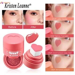 Kristen Leanne Love Air Cushion Liquid Blush Natural Nude Makeup Matte Velvet Rouge veemm