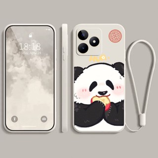 เคส Realme C53 C55 C33 C30 C30S NARZO 50i Prime C35 4G NARZO 50A Prime C21Y C25Y C21 ใหม่ เคสโทรศัพท์มือถือนิ่ม กันรอยกล้อง ลายมอนสเตอร์น่ารัก สําหรับ