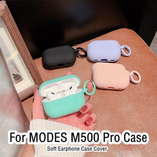 【Case Home】เคสหูฟัง แบบนิ่ม สีพื้น สําหรับ MODES M500 Pro MODES M500 Pro