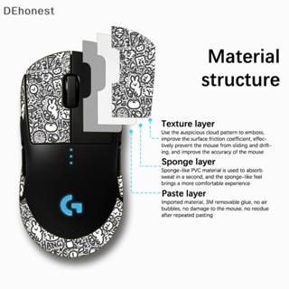 [DEhonest] Mouse Anti-Slip Sticker Mouse Grip Tape Skate Handmade Sticker Non Slip Suck Sweat For Logitech G Pro Wireless GPW Boutique