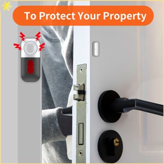 [LBE] สัญญาณกันขโมยประตูและหน้าต่าง Home Hotel Security Protection 130db Door Induction Alarm