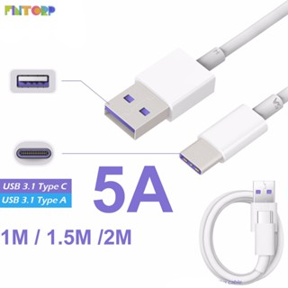 For สายชาร์จ Type C 5A 1/1.5/2เมตร Fast Charging Cable รุ่น Android