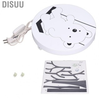 Disuu Wall Lamp Bear Printing Decorative Night Light Acrylic