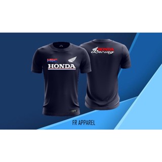 เสื้อเจอร์ซีย์ไมโครไฟเบอร์ TEAM สําหรับ HONDA | Baju MOTOR TEAM HONDA JERSI