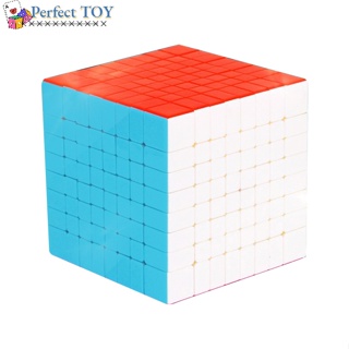 Ps Yuxin Little Magic 8x8x8 ลูกบาศก์มายากล ความเร็ว ไร้สติกเกอร์ ของเล่นเพื่อการศึกษา สําหรับเด็กผู้ชาย ผู้หญิง 87 มม.