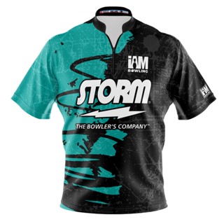 Storm DS เสื้อโปโล แขนสั้น พิมพ์ลายโบว์ลิ่ง 2147-ST 3D