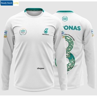 【พร้อมส่ง】PETRONAS เสื้อกีฬาแขนยาว ลายทีมแชมป์ Infin8 8th World