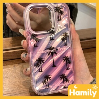 Suitable for iPhone 11 Mobile Phone Case Water Ripple TPU Soft Shell Shockproof Camera Cartoon Wave Coconut Tree Compatible with iPhone 14 13 Pro max 12 Pro Max 11 xr xs max