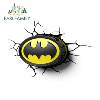 Earlfamily สติกเกอร์ ลาย Marvel Batman Slap 13 ซม. กันรอยขีดข่วน สําหรับติดตกแต่งตู้เย็น แล็ปท็อป DIY