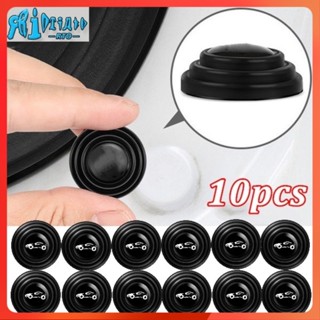 RTO 10pcs Car Door Anti-shock Pad Hood Trunk Anti-collision Silicone Adhesive Sticker Pads Auto Anti-Noise Buffer Gasket Gaskets